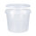 Eimer mit Deckel 4 Liter rund transparent lebensmittelecht luftdicht
