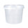 Eimer mit Deckel 4 Liter rund transparent lebensmittelecht luftdicht
