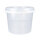 Eimer mit Deckel 4 Liter rund transparent lebensmittelecht luftdicht