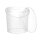 Eimer mit Deckel, Transparent, 10 Liter rund lebensmittelecht luftdicht