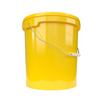 Eimer gelb, Leereimer-Set mit Deckel aus PP, 16 Liter...
